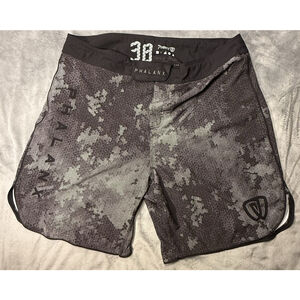 Phalanx Shorts Men Lightweight Grappling Jiu Jitsu MMA Combat Geometric Size 38